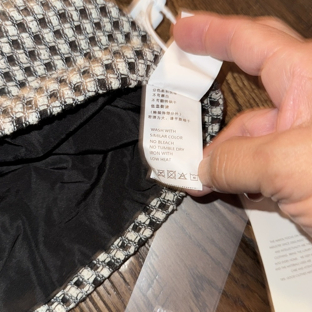 Jane Diffuse Maiiol Houndstooth Tweed Crop Jacket - Picture 5 of 6